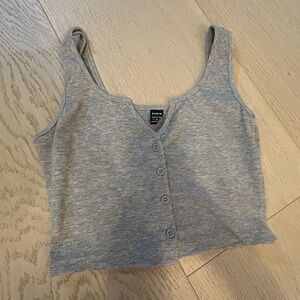 Grey every day top size small, brand new
